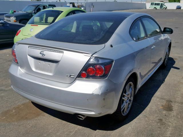 JTKDE167790280566 - 2009 TOYOTA SCION TC ვერცხლისფერი ფოტო 4