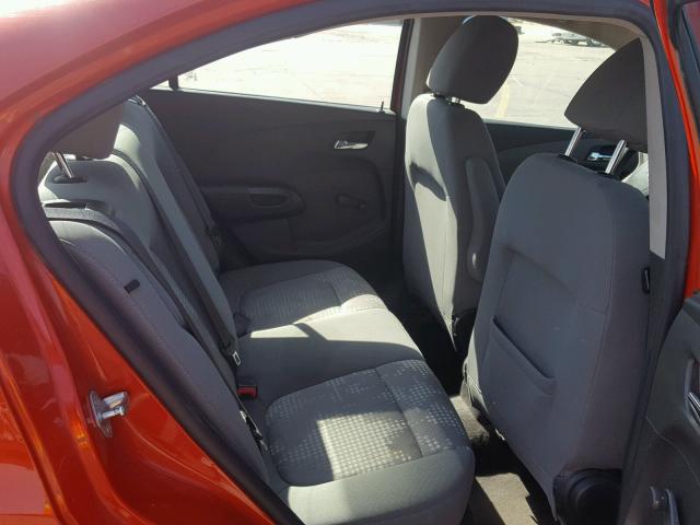 1G1JB5SH8C4195897 - 2012 CHEVROLET SONIC LS 橙色 照片 6