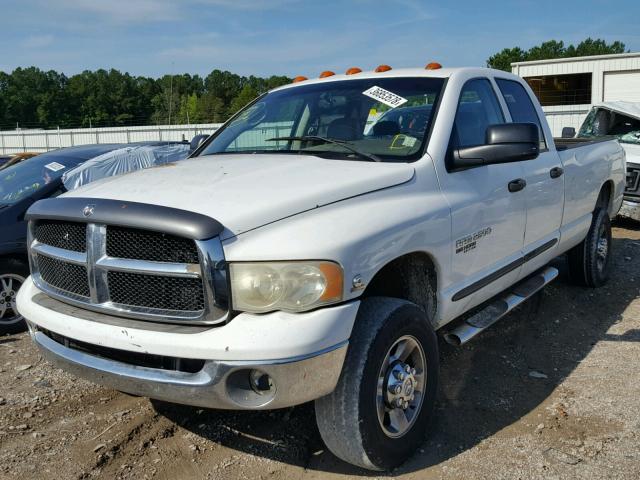 3D7KS28CX5G859070 - 2005 DODGE RAM 2500 S WHITE photo 2