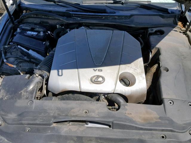 JTHBE262262006389 - 2006 LEXUS IS 350 BLACK photo 7