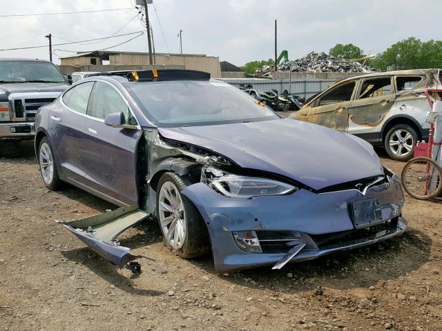 5YJSA1E41JF246016 - 2018 TESLA MODEL S BLUE photo 1