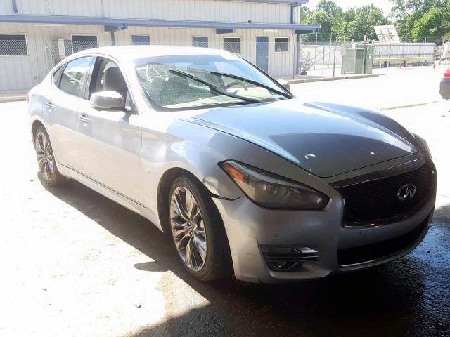 JN1BY1AP1HM741414 - 2017 INFINITI Q70 3.7 GRAY photo 1