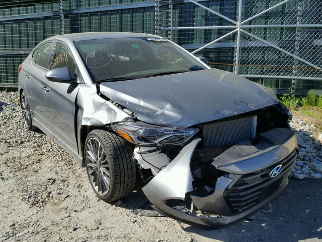 KMHD04LB1HU326234 - 2017 HYUNDAI ELANTRA SP SILVER photo 1