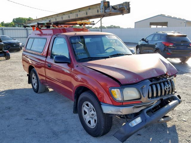 5TENL42NX4Z405995 - 2004 TOYOTA TACOMA RED photo 1