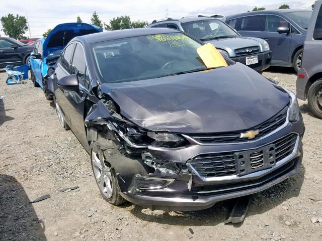 1G1BF5SM0H7261791 - 2017 CHEVROLET CRUZE PREM CHARCOAL photo 1