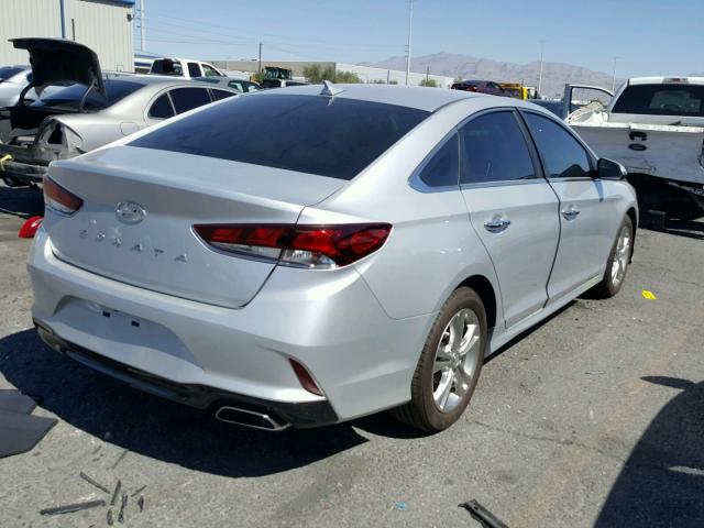 5NPE34AF4JH632253 - 2018 HYUNDAI SONATA SPO SILVER photo 4