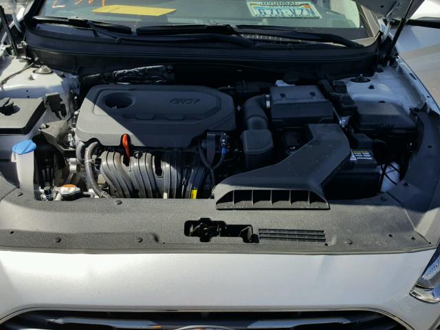 5NPE34AF4JH632253 - 2018 HYUNDAI SONATA SPO SILVER photo 7