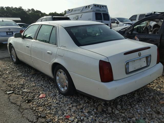 1G6KE57Y71U204990 - 2001 CADILLAC DEVILLE DH BEIGE photo 3