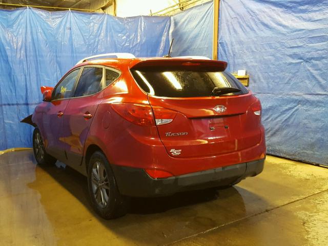 KM8JU3AG8FU080618 - 2015 HYUNDAI TUCSON LIM RED photo 3