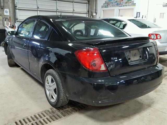 1G8AN15F47Z118223 - 2007 SATURN ION LEVEL BLACK photo 3