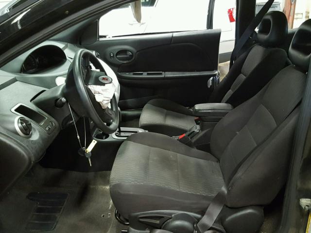 1G8AN15F47Z118223 - 2007 SATURN ION LEVEL BLACK photo 5