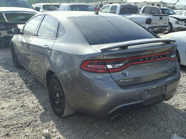 1C3CDFBA2DD233584 - 2013 DODGE DART SXT GRAY photo 3