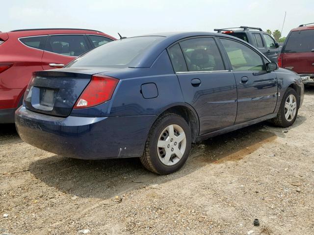 1G8AJ55F57Z129380 - 2007 SATURN ION LEVEL BLUE photo 4