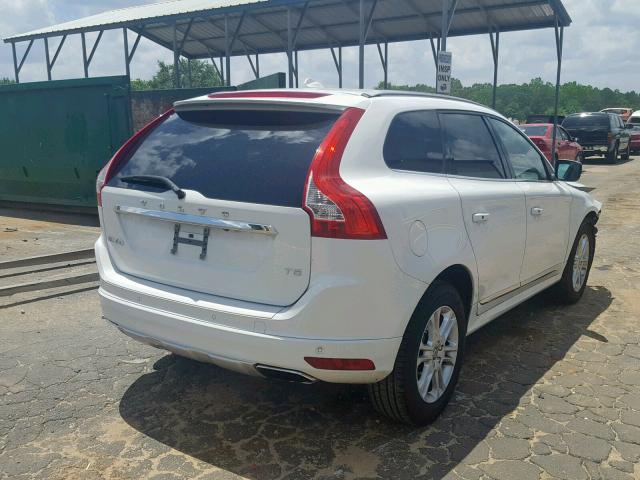 YV440MDK9F2717432 - 2015 VOLVO XC60 T5 WHITE photo 4