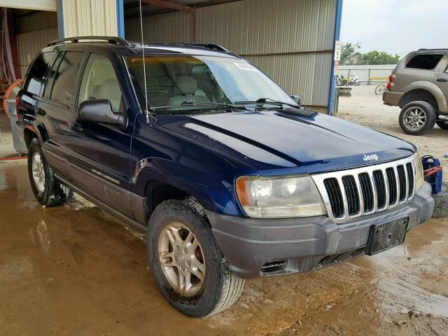 1J4GX48S12C246185 - 2002 JEEP GRAND CHER BLUE photo 1