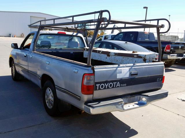 JT4VD10A3R0021172 - 1994 TOYOTA T100 DX SILVER photo 3