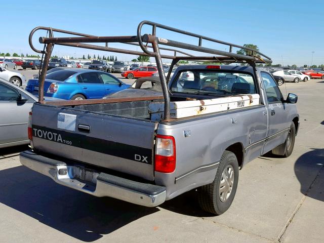 JT4VD10A3R0021172 - 1994 TOYOTA T100 DX SILVER photo 4