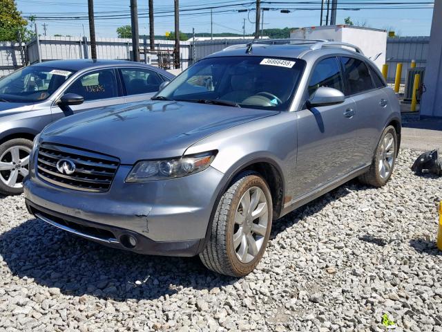 JNRAS08WX6X206451 - 2006 INFINITI FX35 GRAY photo 2