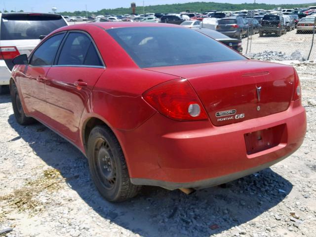 1G2ZF58BX74168907 - 2007 PONTIAC G6 VALUE L RED photo 3