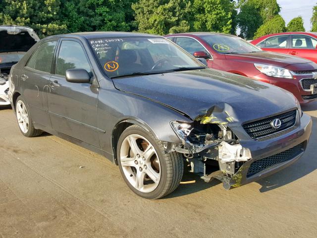 JTHBD192850100392 - 2005 LEXUS IS 300 GRAY photo 1