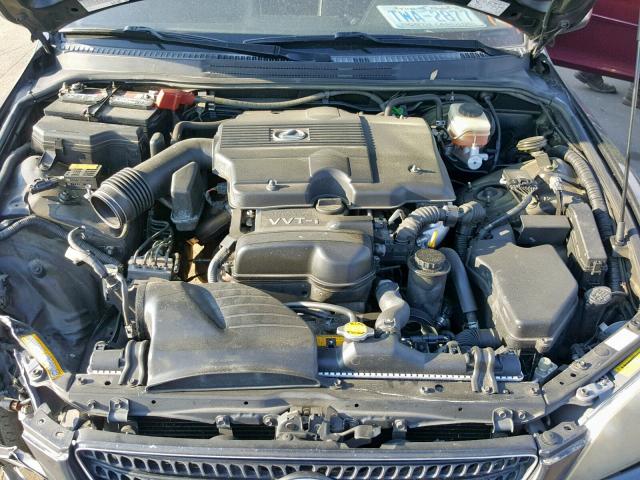 JTHBD192850100392 - 2005 LEXUS IS 300 GRAY photo 7