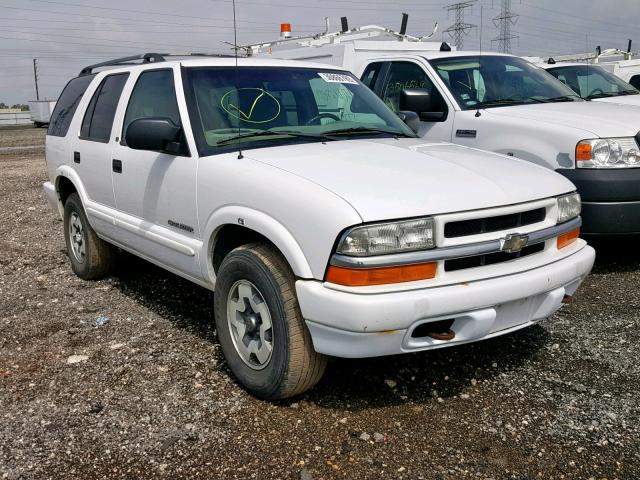 1GNDT13X63K175618 - 2003 CHEVROLET BLAZER WHITE photo 1