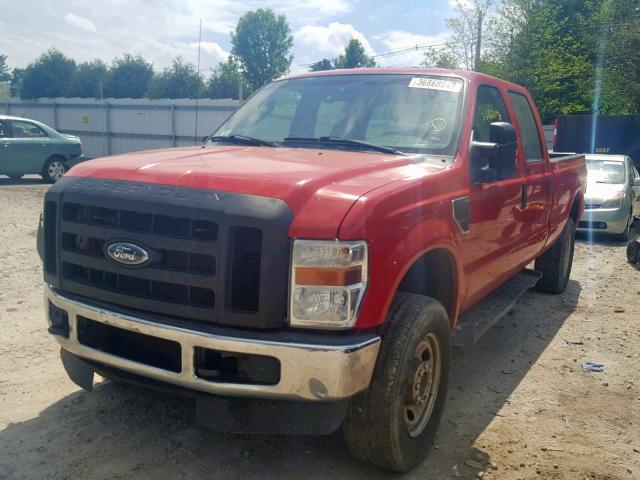 1FTWW3B53AEB19099 - 2010 FORD F350 SUPER RED photo 2