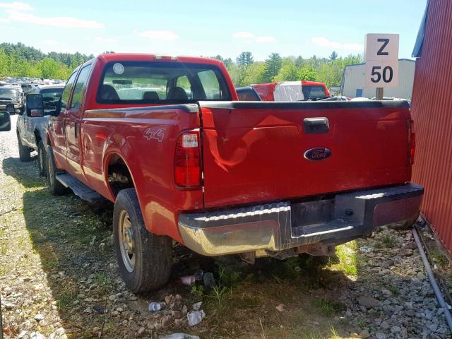 1FTWW3B53AEB19099 - 2010 FORD F350 SUPER RED photo 3