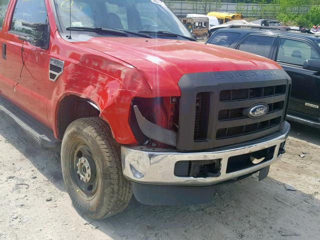 1FTWW3B53AEB19099 - 2010 FORD F350 SUPER RED photo 9