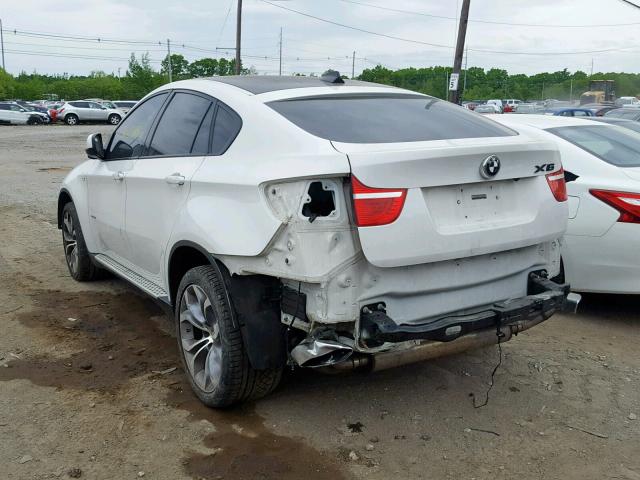 5UXFG83589LZ93298 - 2009 BMW X6 WHITE photo 3