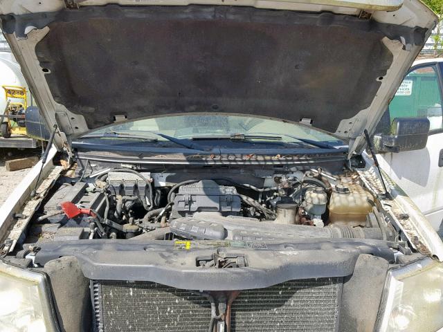 1FTPW14554KA67650 - 2004 FORD F150 SUPER WHITE photo 7