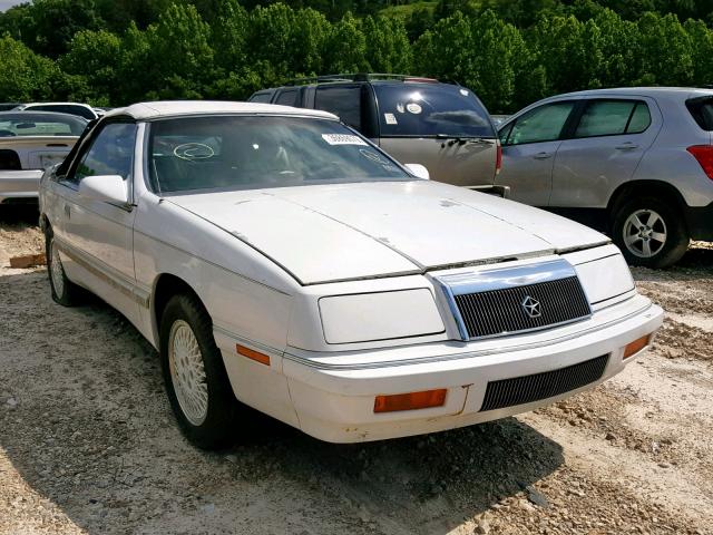 1C3XJ45J4KG228747 - 1989 CHRYSLER LEBARON WHITE photo 1