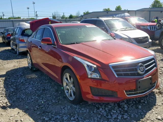 1G6AB5RA2E0135840 - 2014 CADILLAC ATS LUXURY RED photo 1