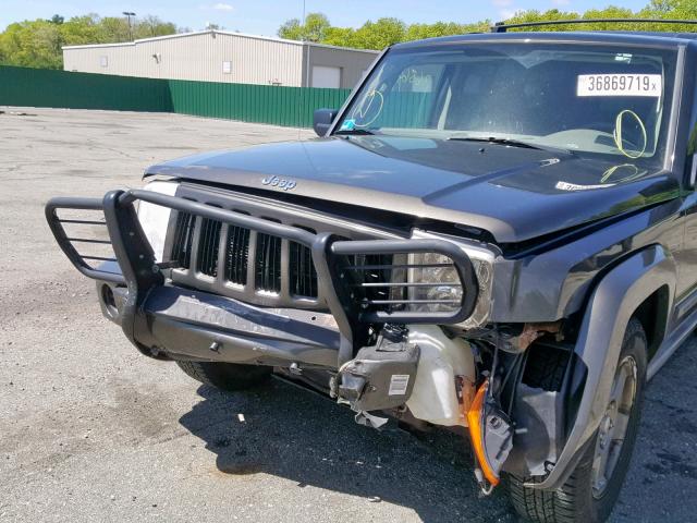 1J8HG48K56C206281 - 2006 JEEP COMMANDER 绿色 照片 9