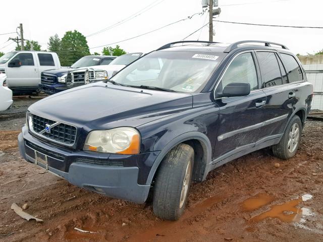 YV1CZ911351144393 - 2005 VOLVO XC90 T6 BLUE photo 2