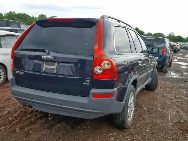 YV1CZ911351144393 - 2005 VOLVO XC90 T6 BLUE photo 4