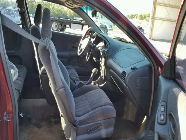 1G2WP12K11F251574 - 2001 PONTIAC GRAND PRIX BURGUNDY photo 5