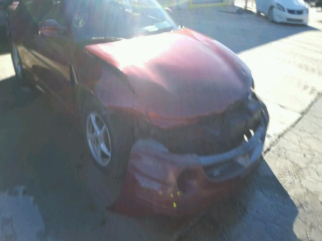 1G2WP12K11F251574 - 2001 PONTIAC GRAND PRIX BURGUNDY photo 9