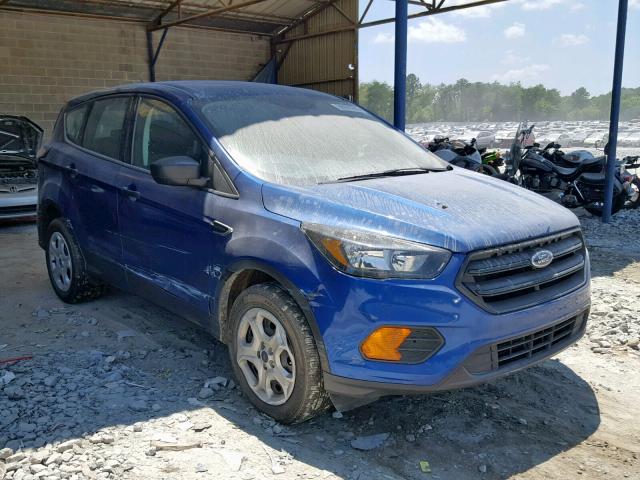 1FMCU0F79JUA47748 - 2018 FORD ESCAPE S BLUE photo 1