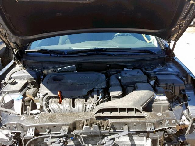 5NPE34AF8JH641909 - 2018 HYUNDAI SONATA SPO GRAY photo 7