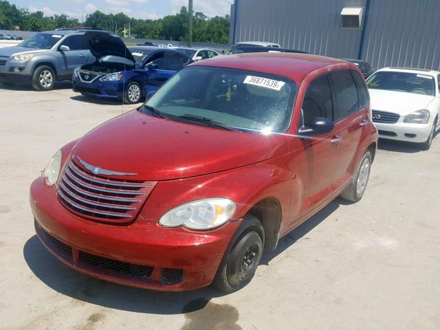 3A4FY48B57T615568 - 2007 CHRYSLER PT CRUISER RED photo 2