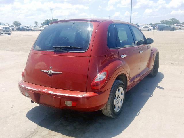 3A4FY48B57T615568 - 2007 CHRYSLER PT CRUISER RED photo 4