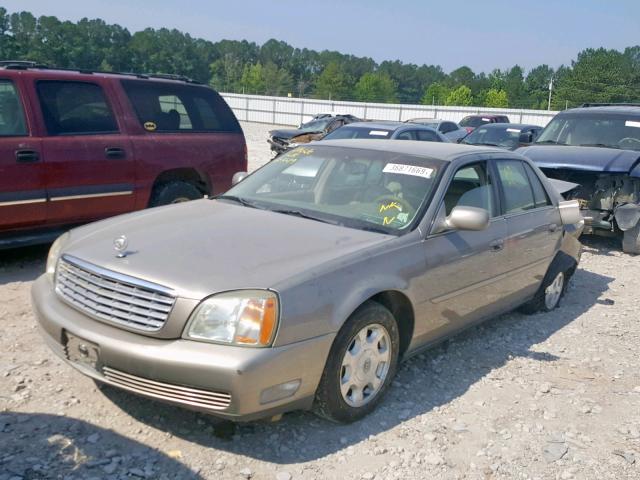 1G6KD54Y92U224182 - 2002 CADILLAC DEVILLE TAN photo 2