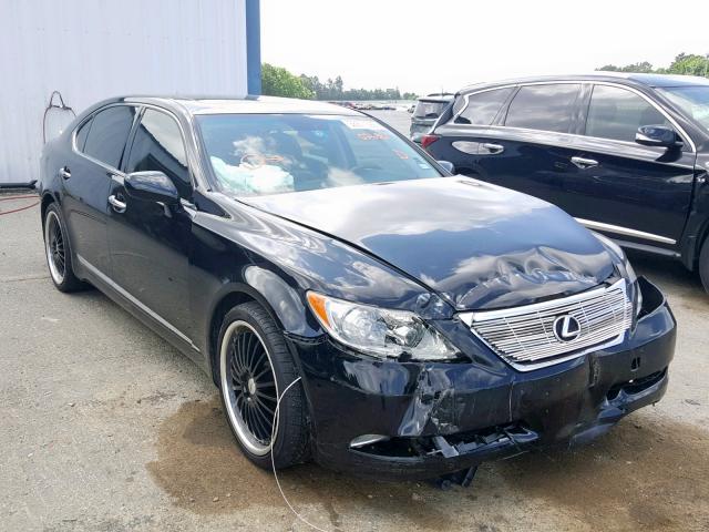 JTHGL46F485026851 - 2008 LEXUS LS 460L BLACK photo 1