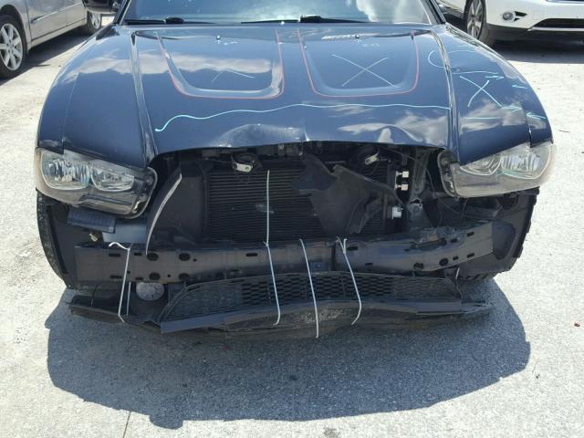 2C3CDXHG3CH300731 - 2012 DODGE CHARGER SX BLACK photo 10