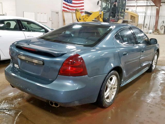 2G2WR554661222200 - 2006 PONTIAC GRAND PRIX BLUE photo 4