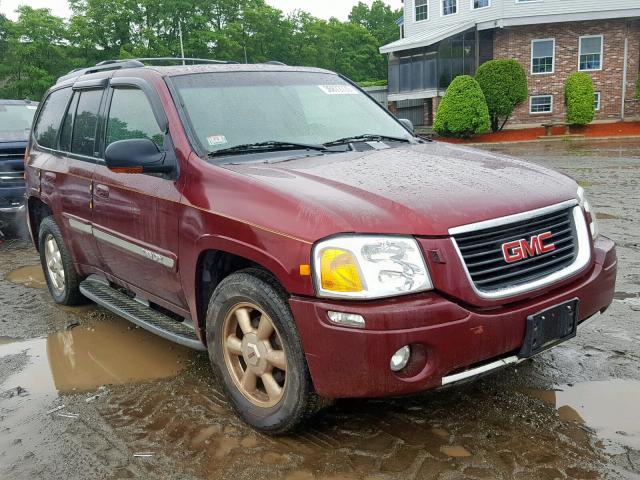 1GKDT13S022528306 - 2002 GMC ENVOY BURGUNDY photo 1