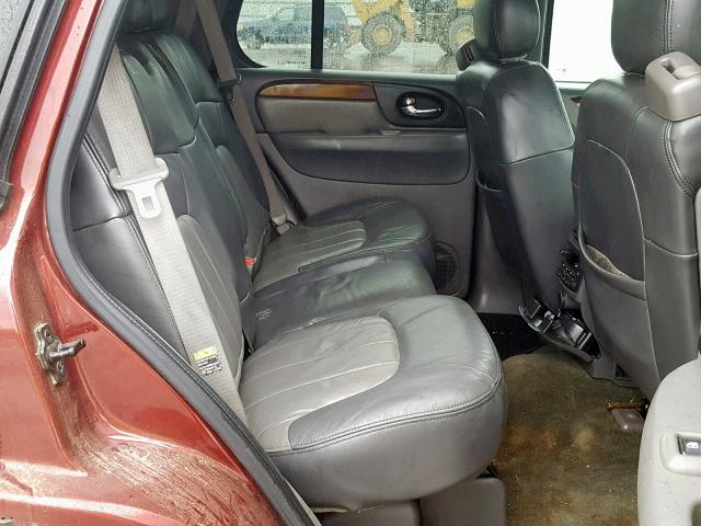 1GKDT13S022528306 - 2002 GMC ENVOY BURGUNDY photo 6