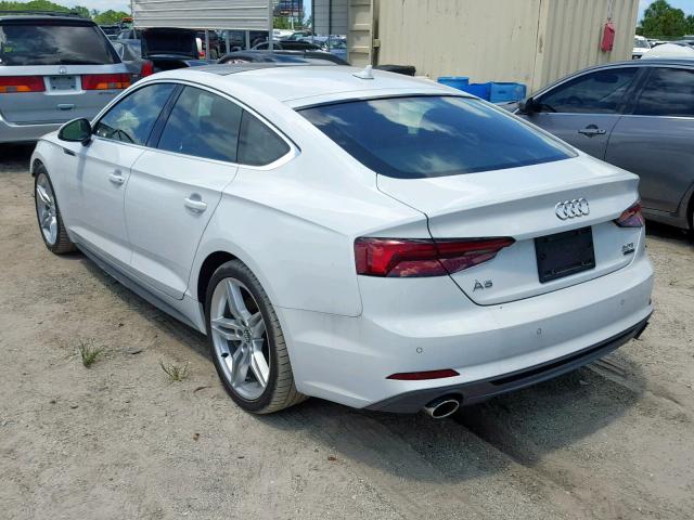 WAUENCF55JA112488 - 2018 AUDI A5 PREMIUM WHITE photo 3