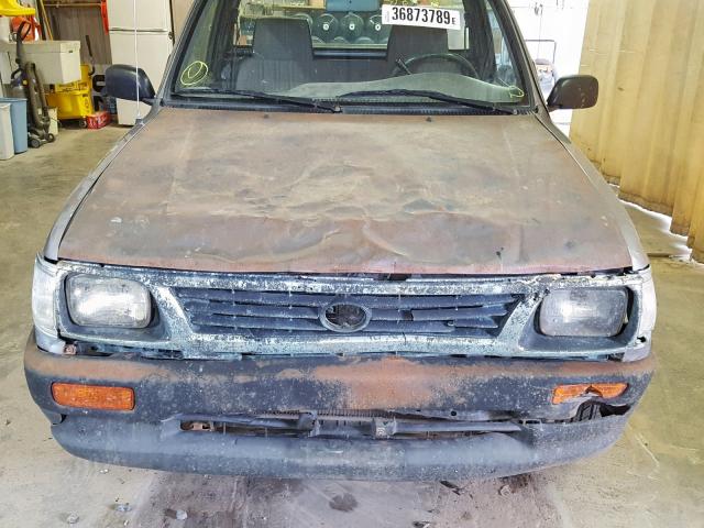 4TANL42N7TZ091132 - 1996 TOYOTA TACOMA GRAY photo 9